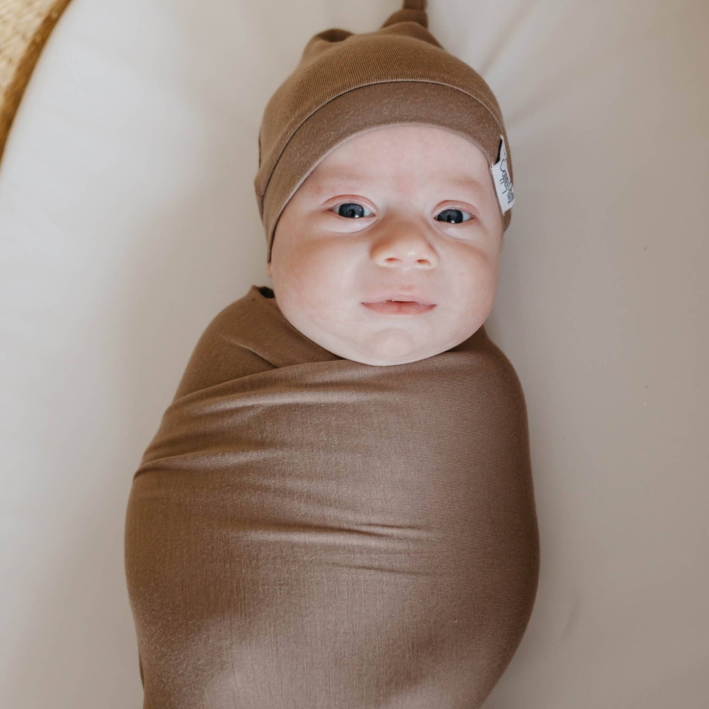 Knit Swaddle Blanket - Gobi