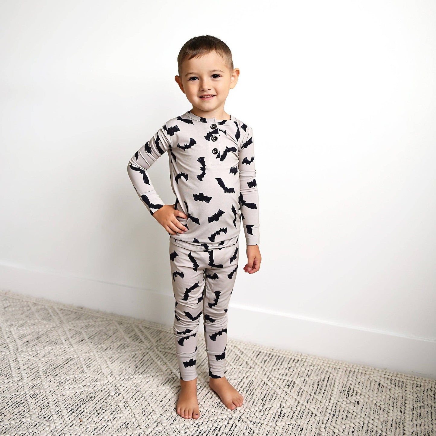 Bamboo Two Piece - Vlad Gray Bats