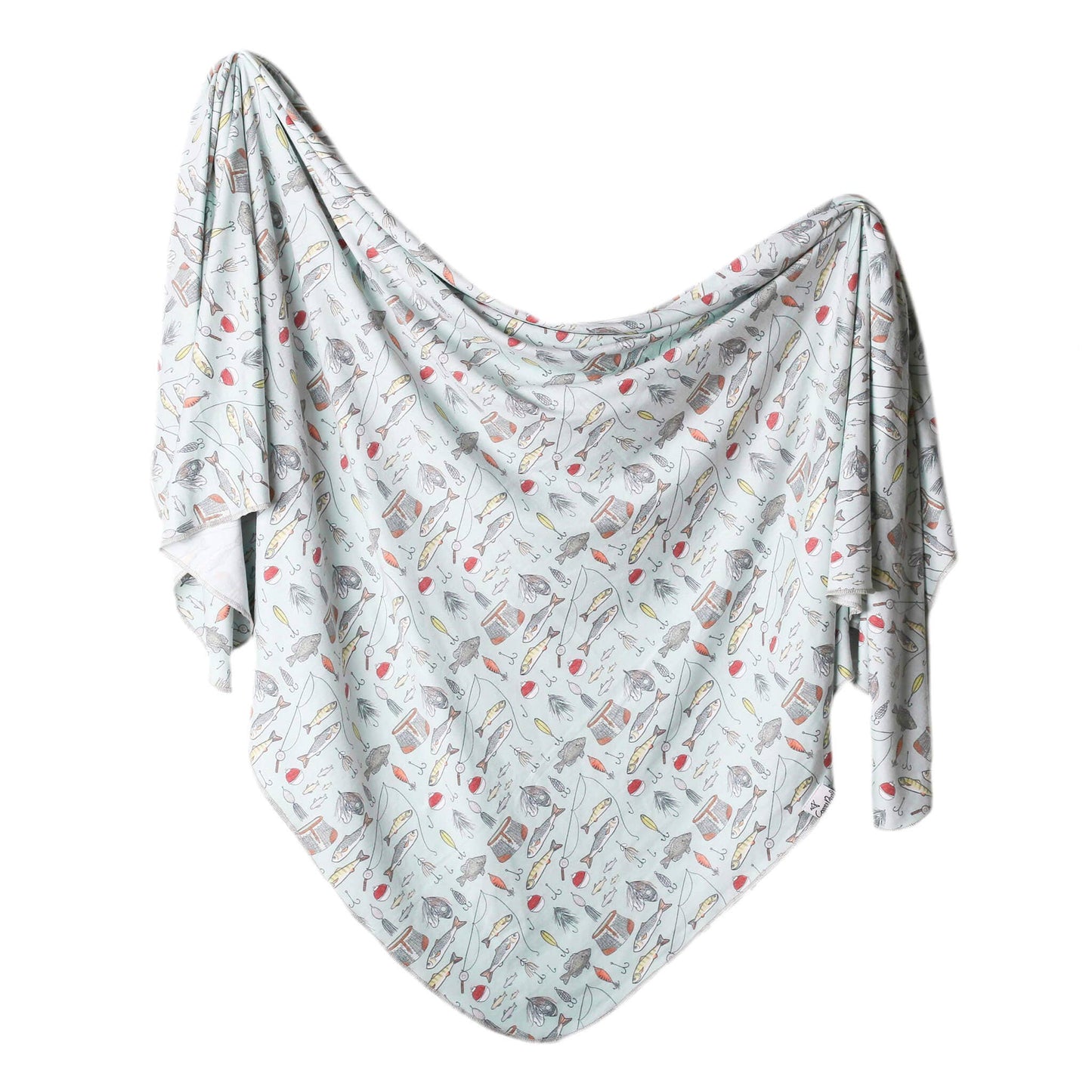 Knit Swaddle Blanket - Trout