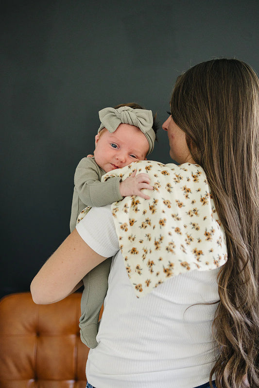 Muslin Burp Cloth - Autumn Bloom