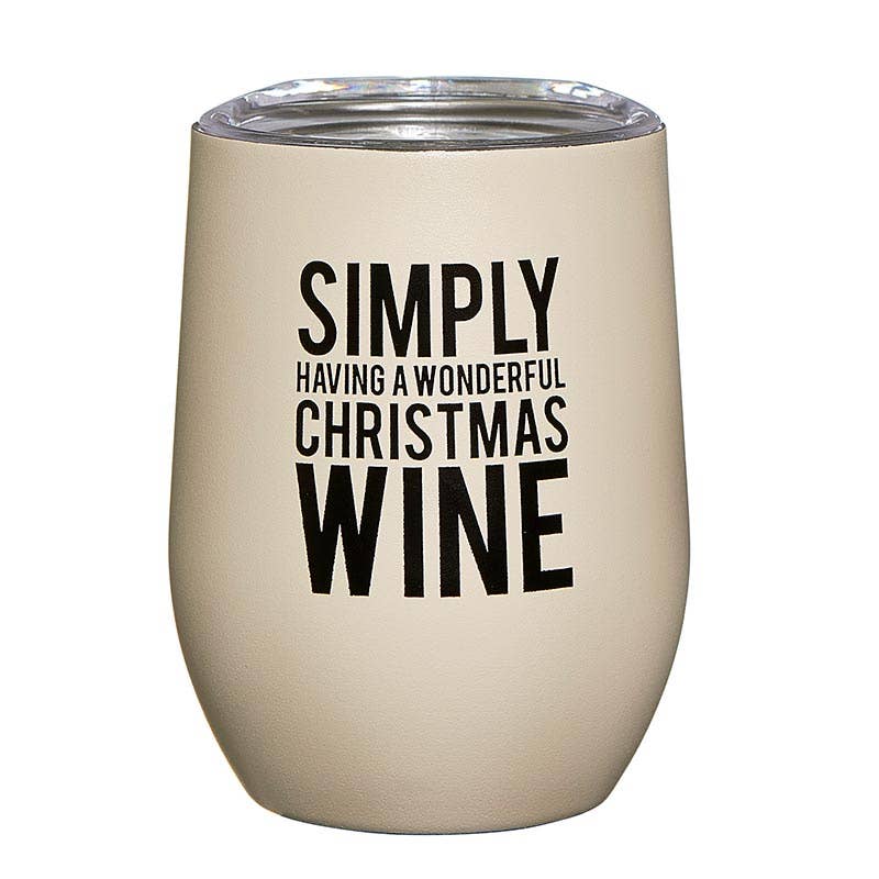 Matte Wine Tumbler - Christmas Wine