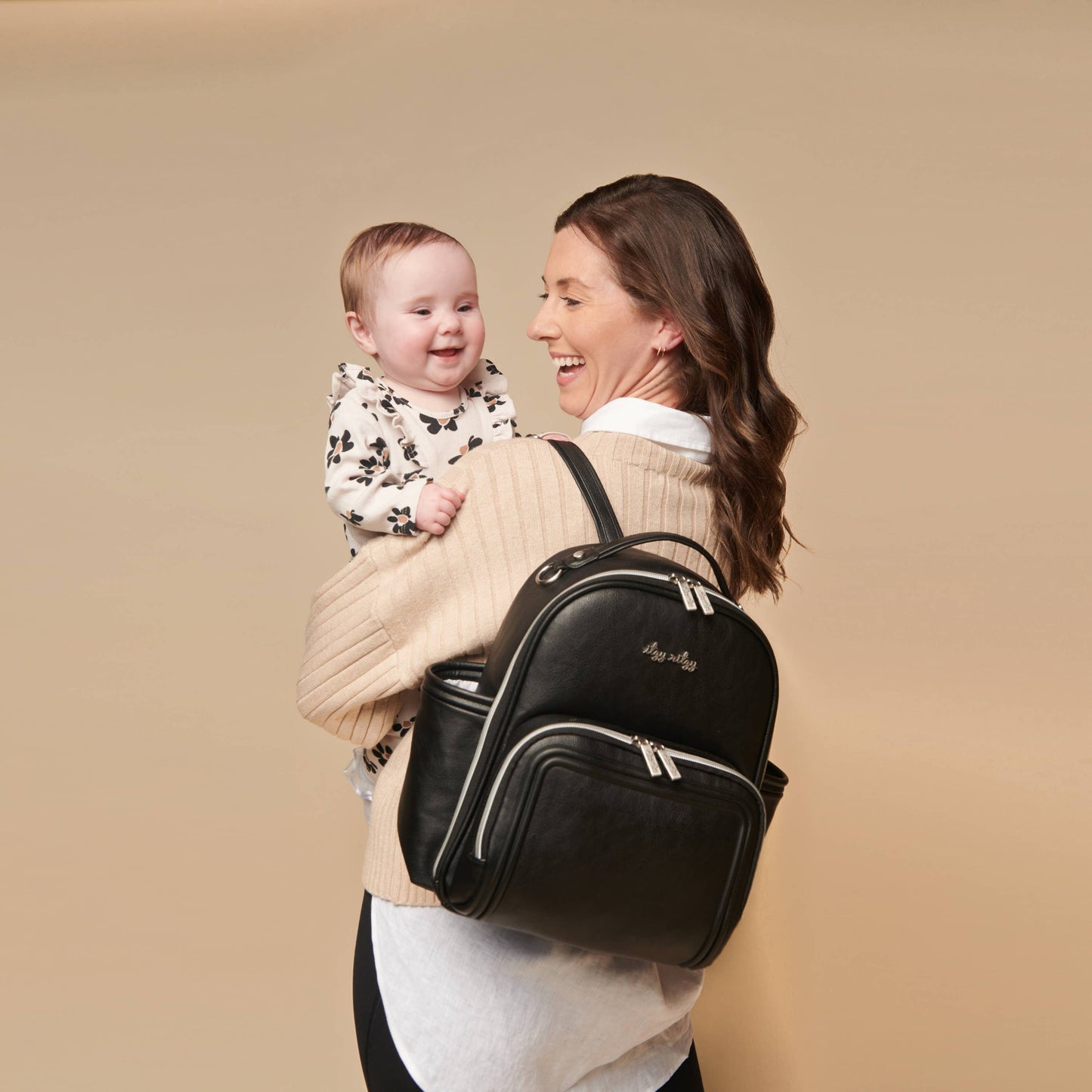 Itzy Mini Plus Diaper Bag Backpack - Noir