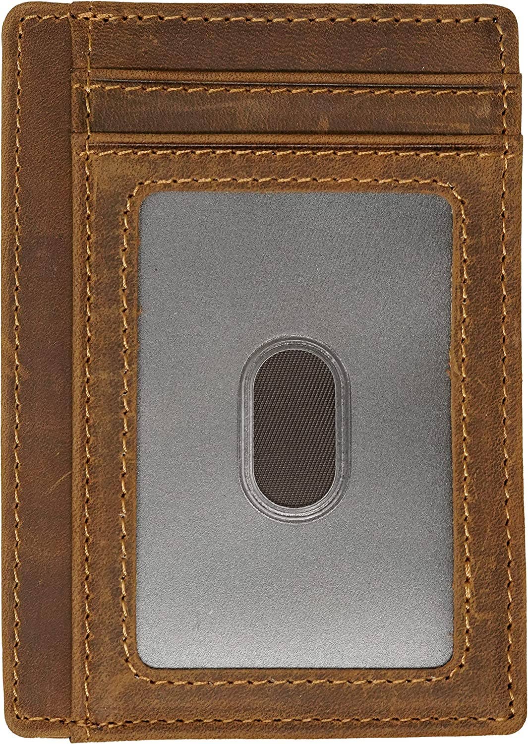 Wallet - Leather Card Holder (Light Brown)