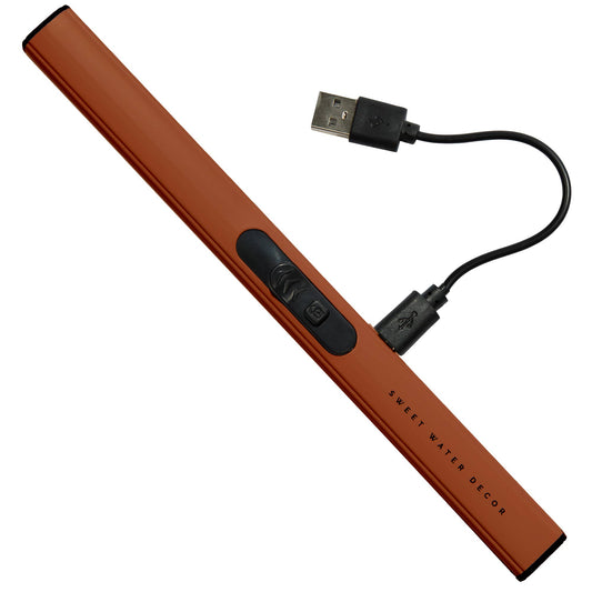 Rechargeable Electric Lighter - Burnt Orange