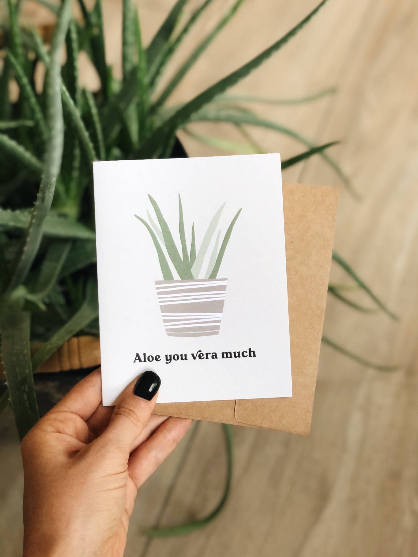 Greeting Card - Aloe You Vera Much