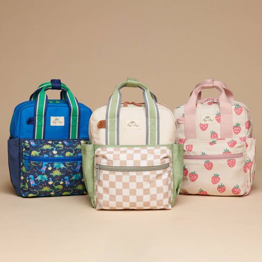 Itzy Bitzy Backpack: Checkers