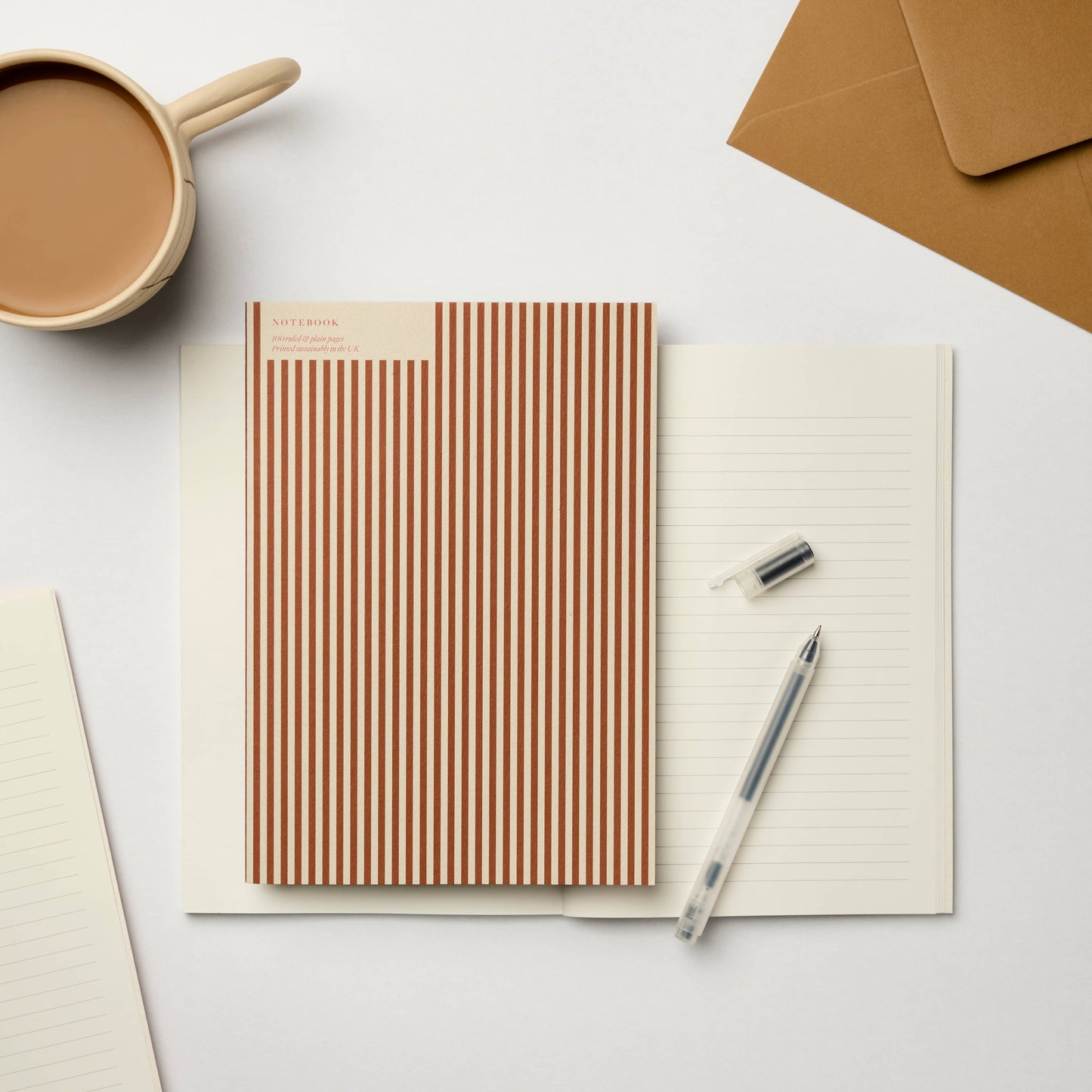 Notebook - Cinnamon Stripe