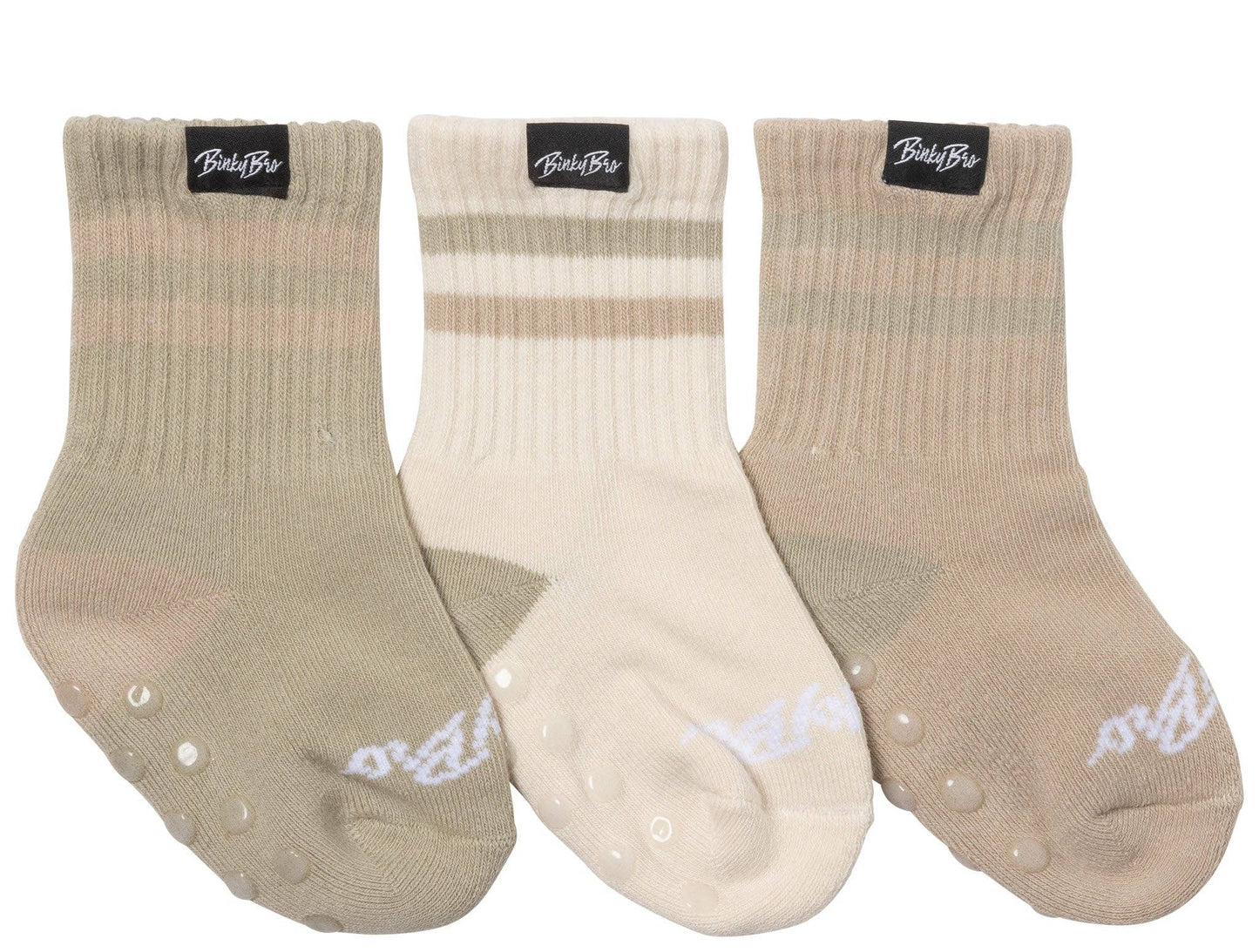 3-Pack Beige socks - Infant or Toddler