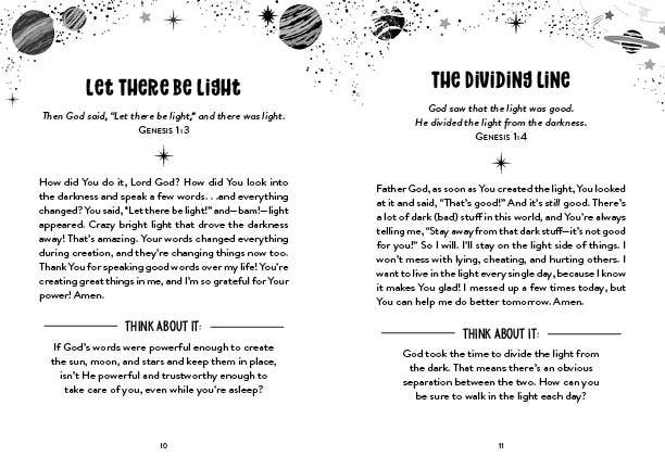 Space: 3-Minute Bedtime Prayers for Boys