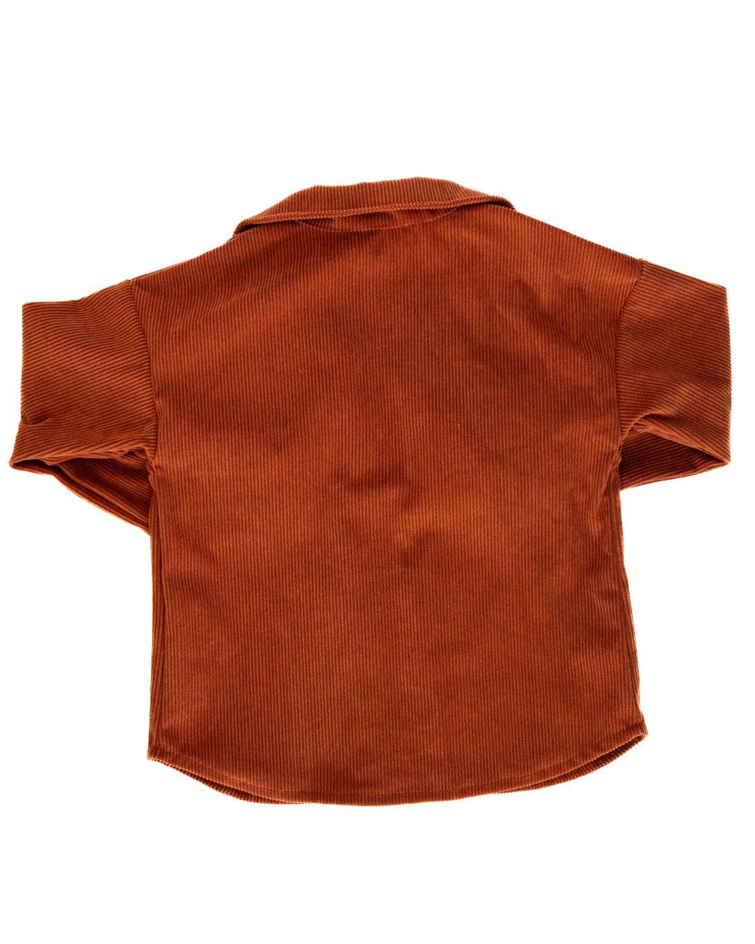 Kinsley Shirt Jacket - Clay Corduroy