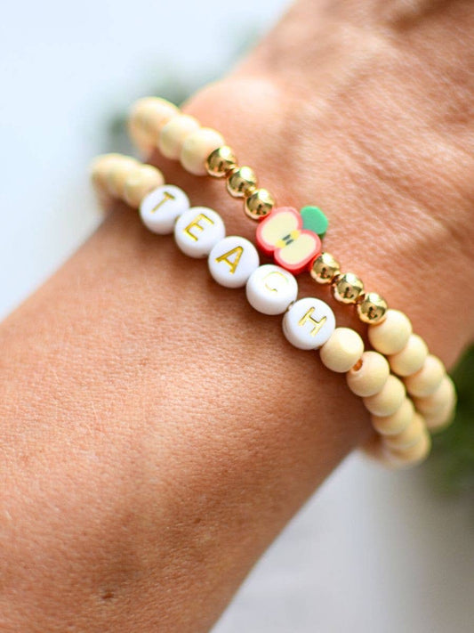 Charm Bracelet Stack - Teach