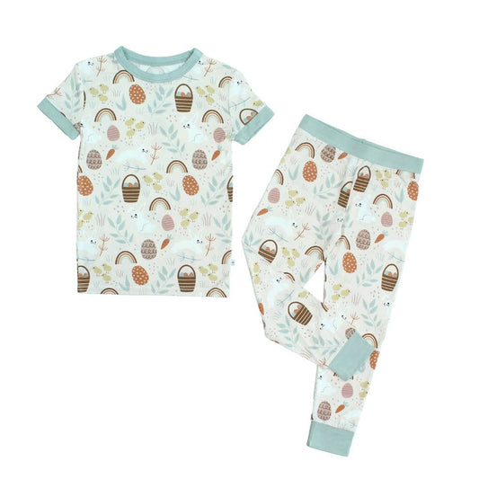 Hop To It Easter - Short Sleeve Pajama Set