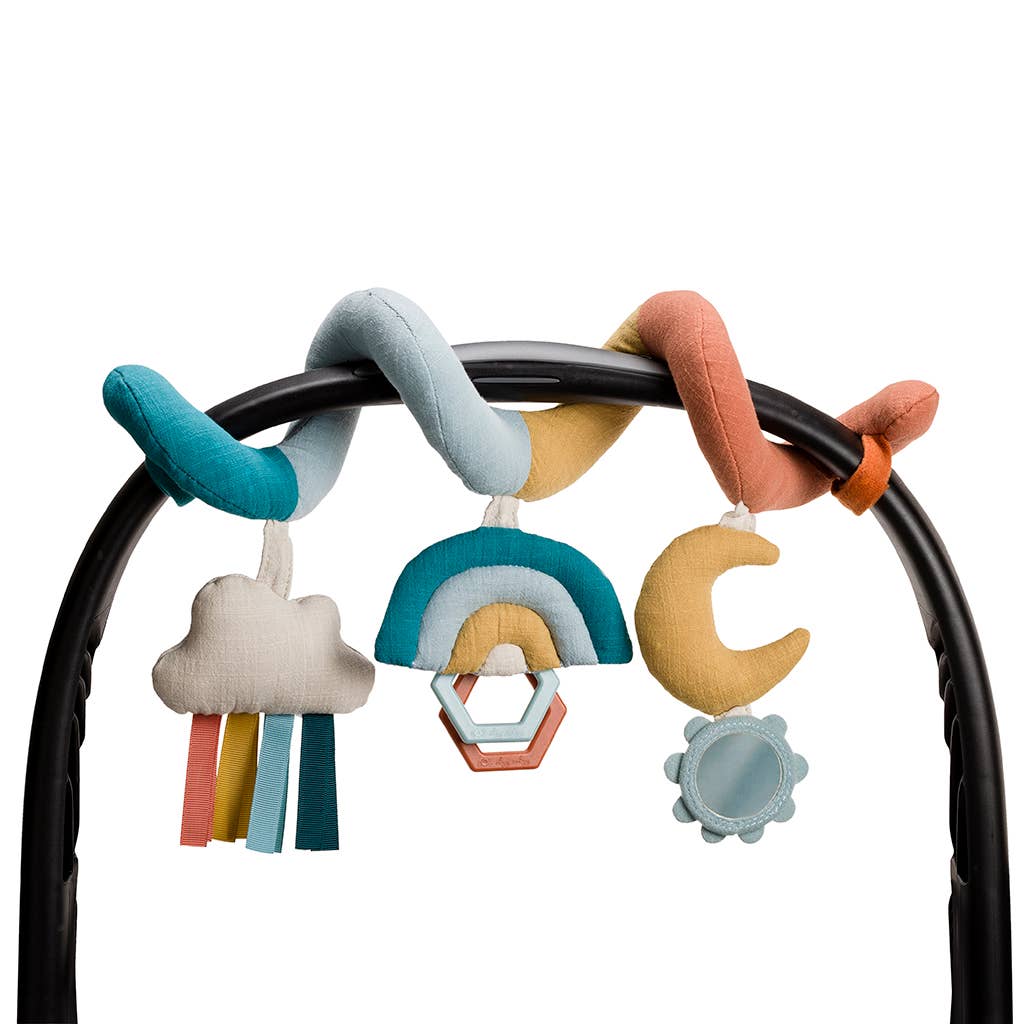 Itzy Bitzy Spiral Car Seat Activity Toy - Rainbow
