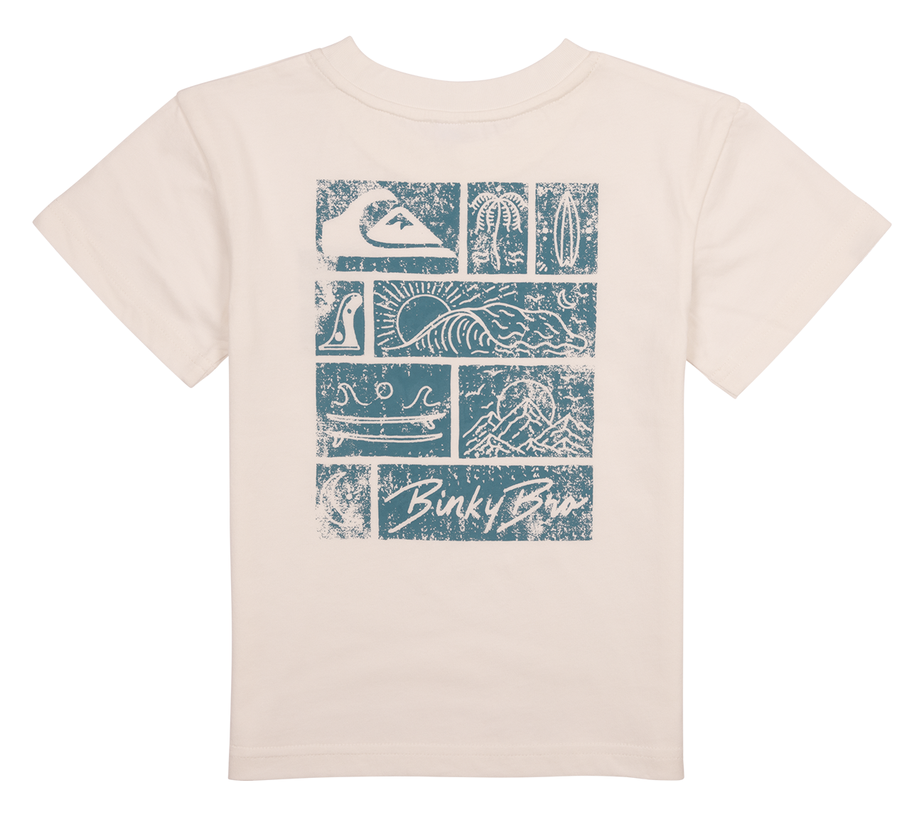 Coastal BB x Quik Sketch Tee - Cream