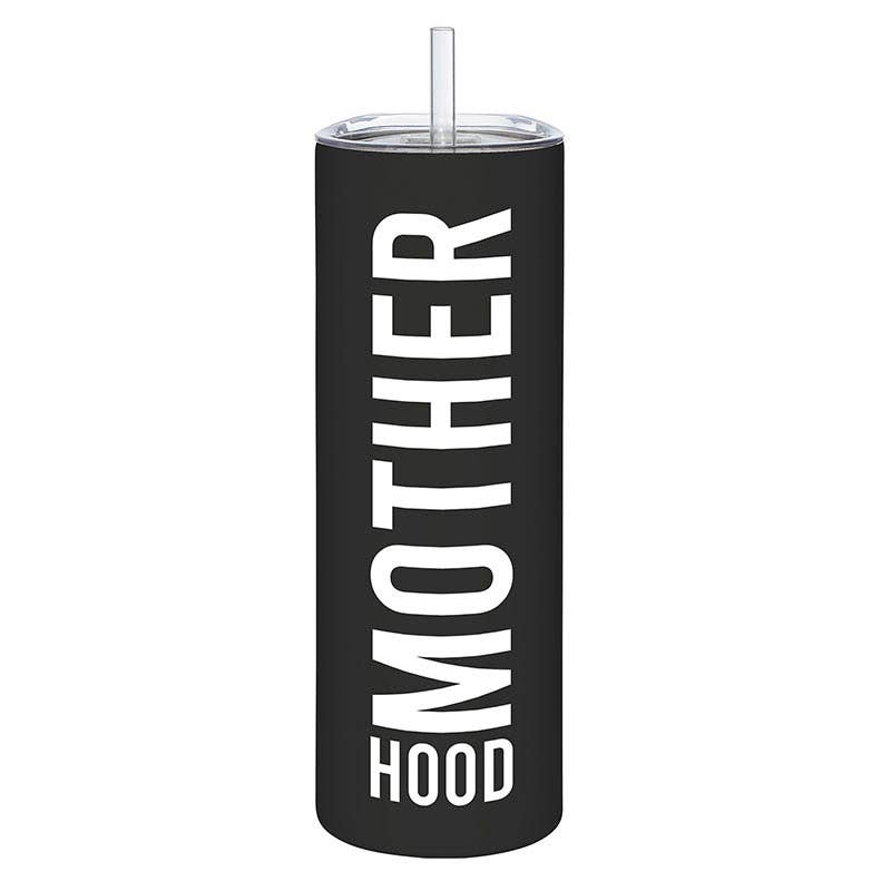 Matte Skinny Tumbler with Straw - Motherhood