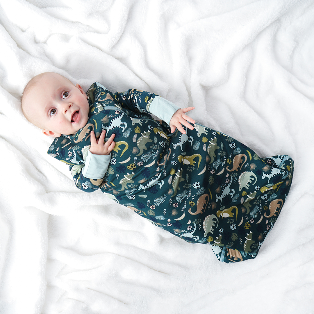 Viscose Bamboo Baby Sleep Bag: Prehistoric Friends