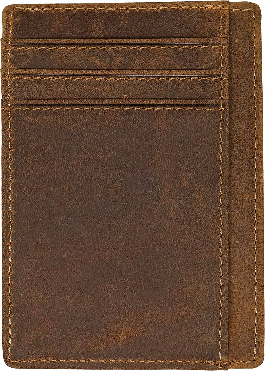 Wallet - Leather Card Holder (Light Brown)