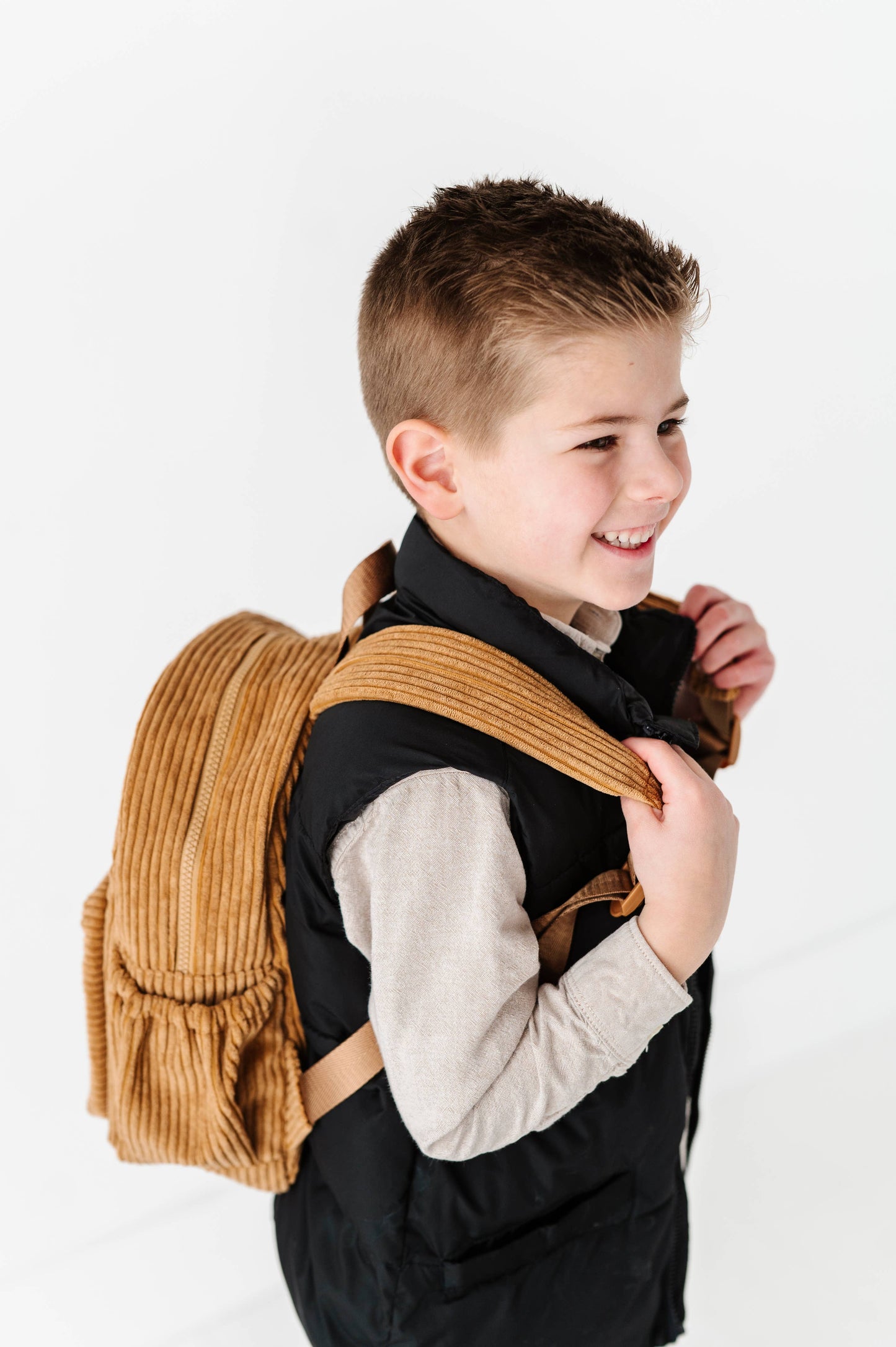 The Play Date Mini Backpack - Camel