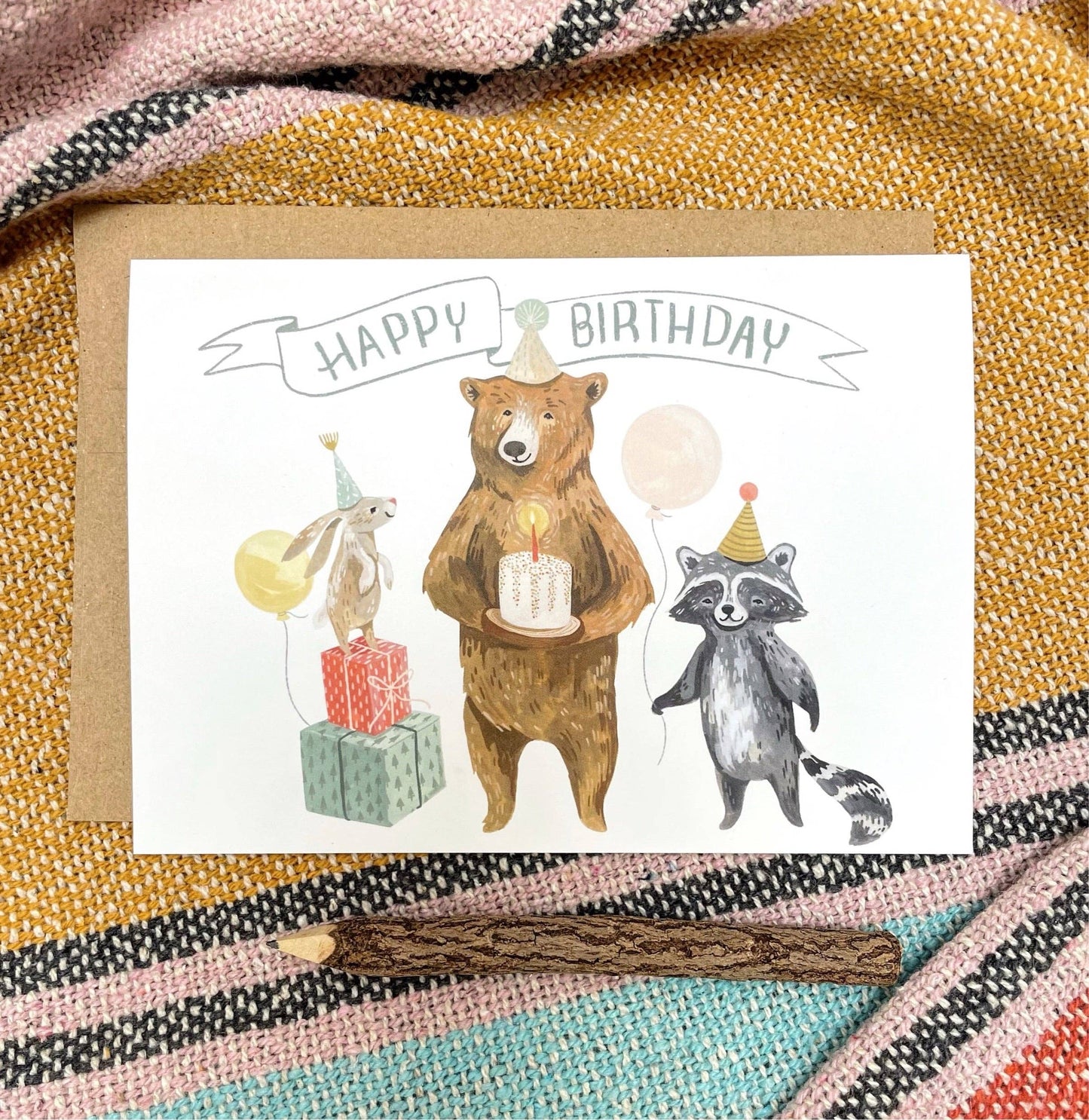 Birthday Card - Bear