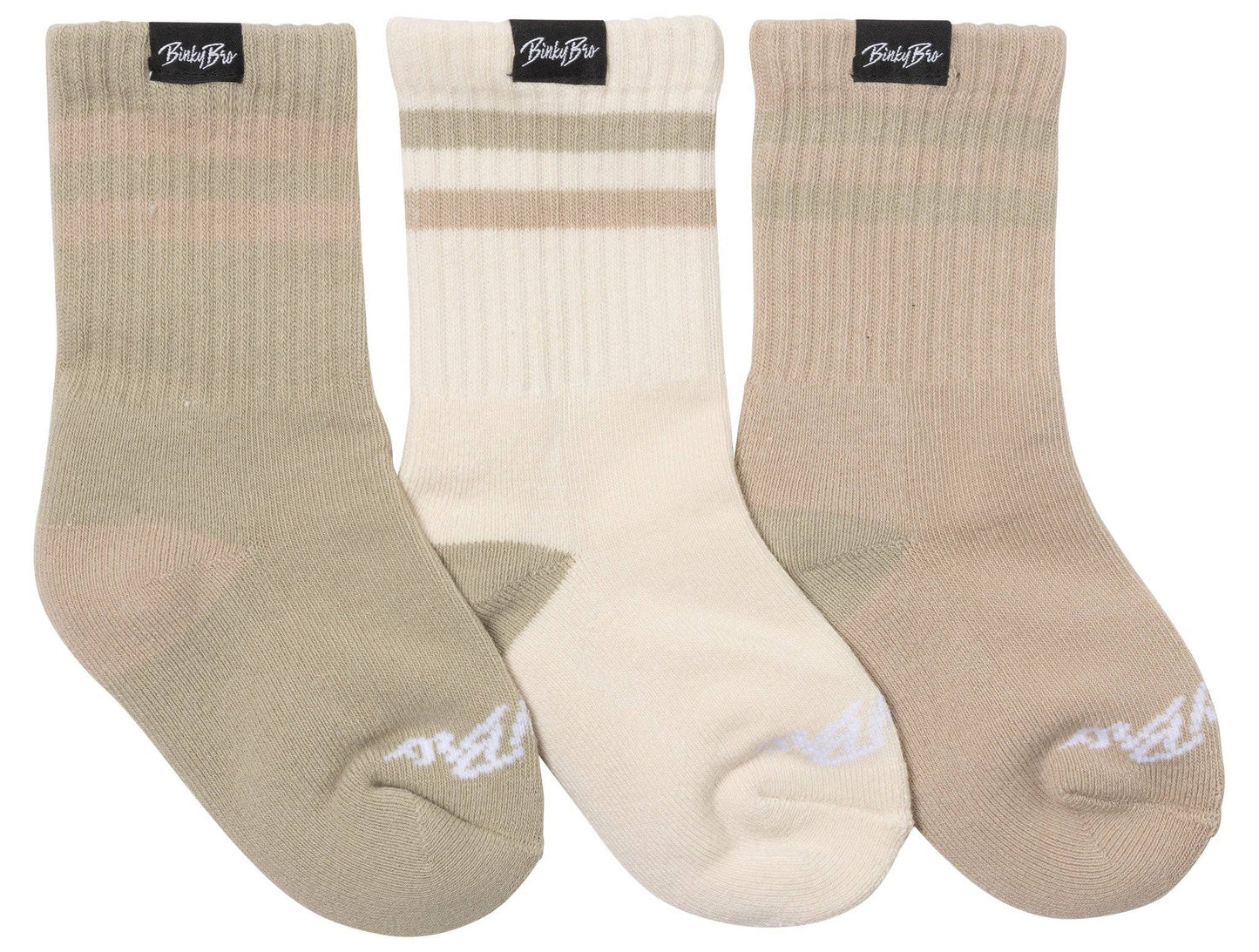 3-Pack Beige socks - Infant or Toddler