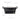 a black purse with white text