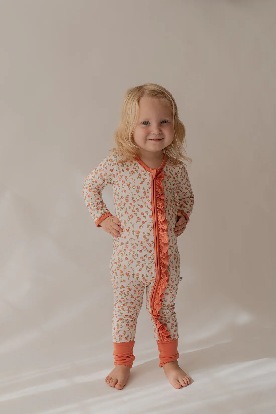 Bamboo Zip Sleeper - Everly Vintage Floral