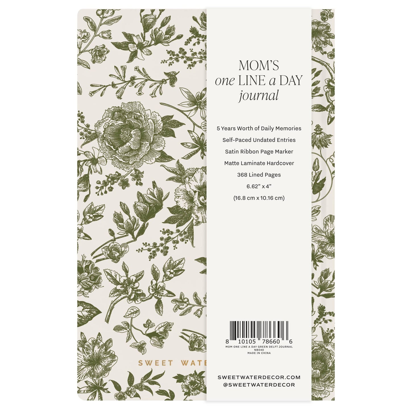 Mom's One Line A Day Journal