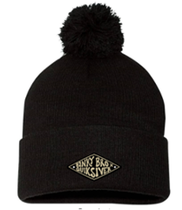 Pom Beanie - Black