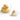 a pair of rubber ducks with sizes and measurements