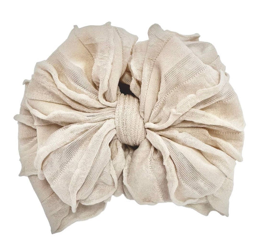 Rockin Royalty - Sandy Ruffled Headband
