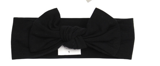 Bamboo Headband- Black