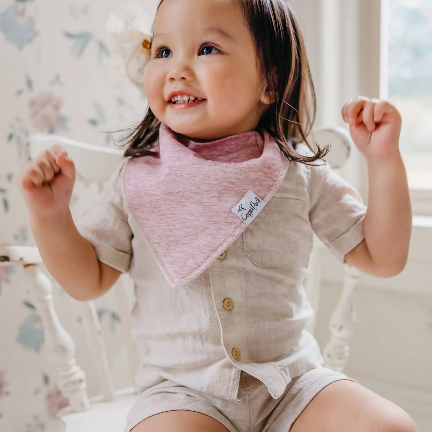Copper Pearl Bibs - Lacie