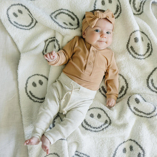 Ribbed Bamboo Bodysuit- Latte