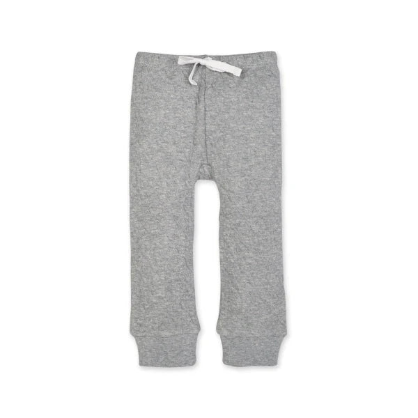 Matelassé Baby Pants - Heather Gray