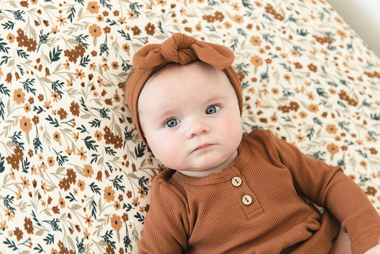 Ribbed Head Wrap - Mustard