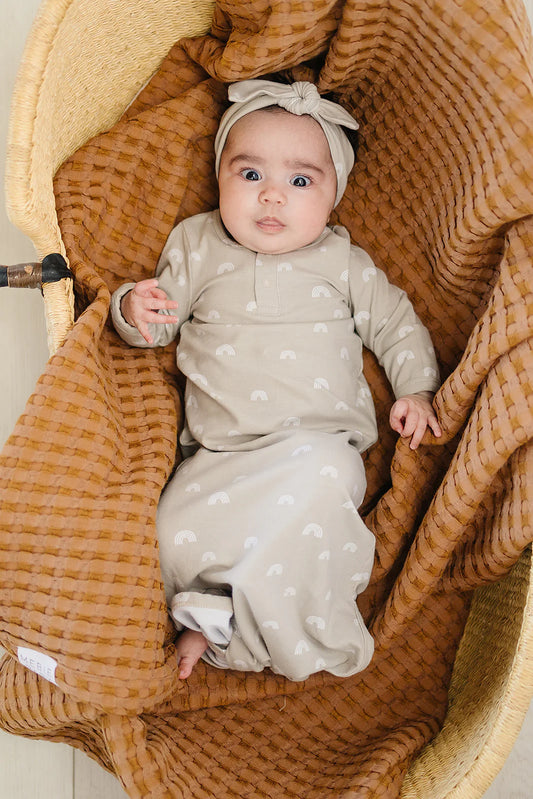 Knot Gown - Sand Rainbow