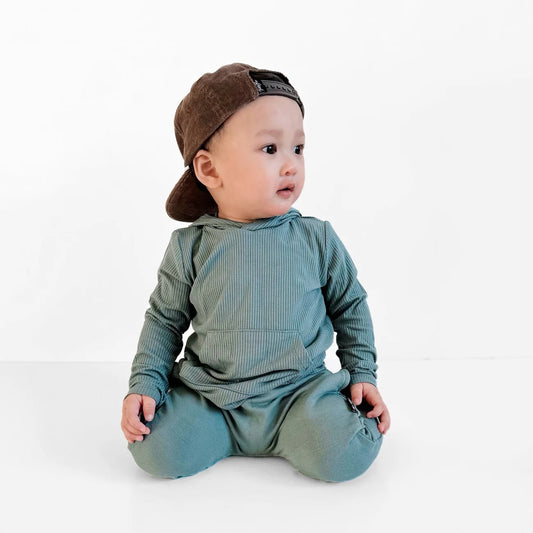 Long Sleeve Hoodie - Slate