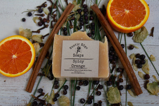 Goat Milk Soap - Spicy Orange Beer
