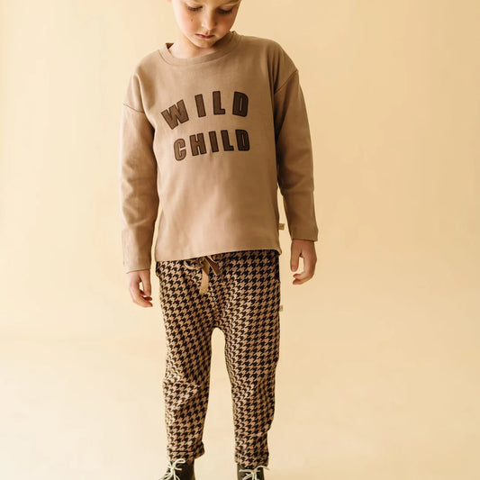 Organic Long Sleeve Tee & Pant Set - Wild Child
