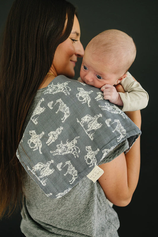 Muslin Burp Cloth - Wild West