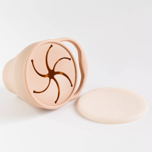 Collapsible Snack Cup - Apricot