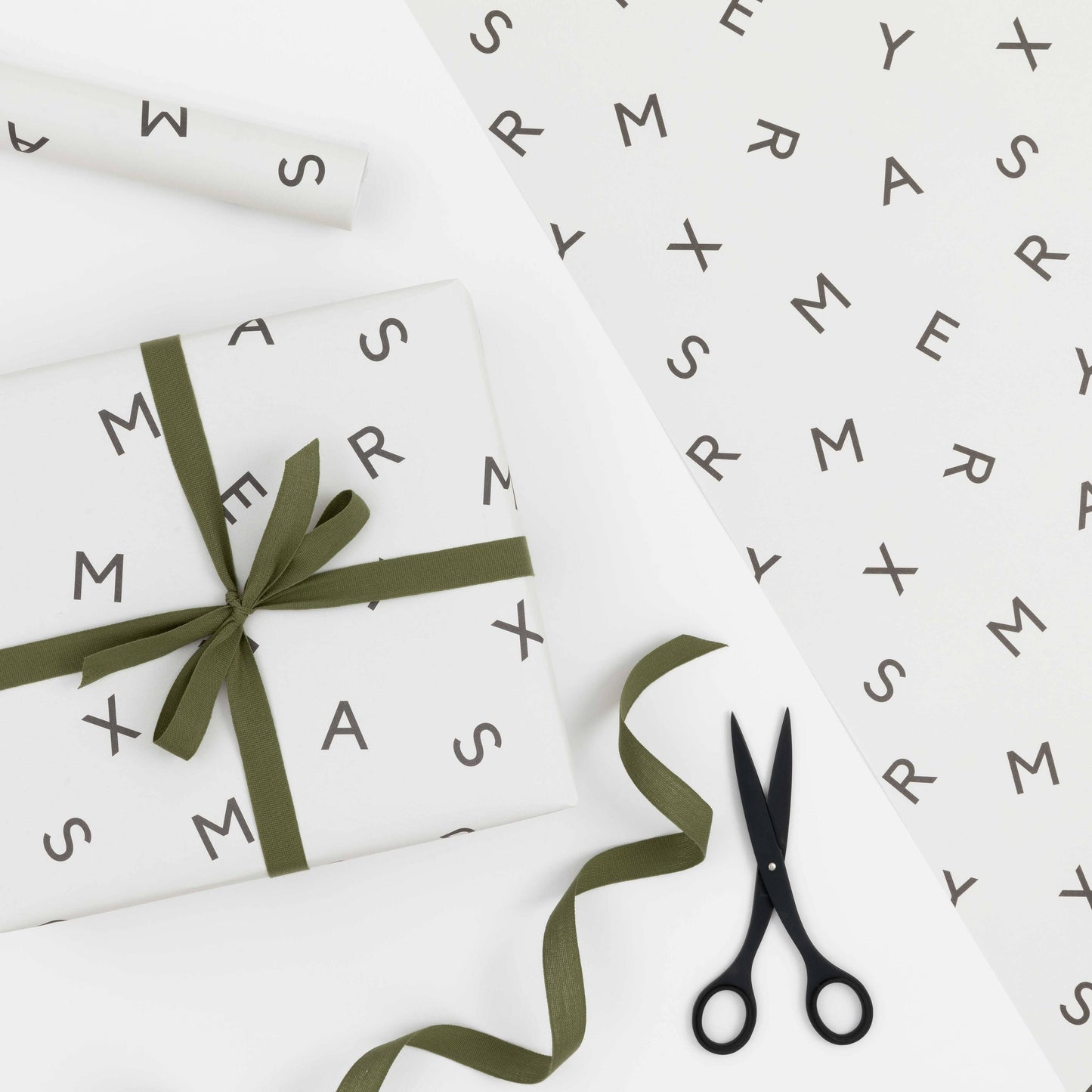 Gift Wrap - Merry Xmas Letters