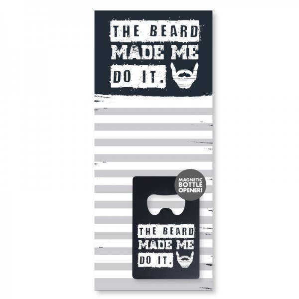 The Beard - Notepad and Bottle Opener