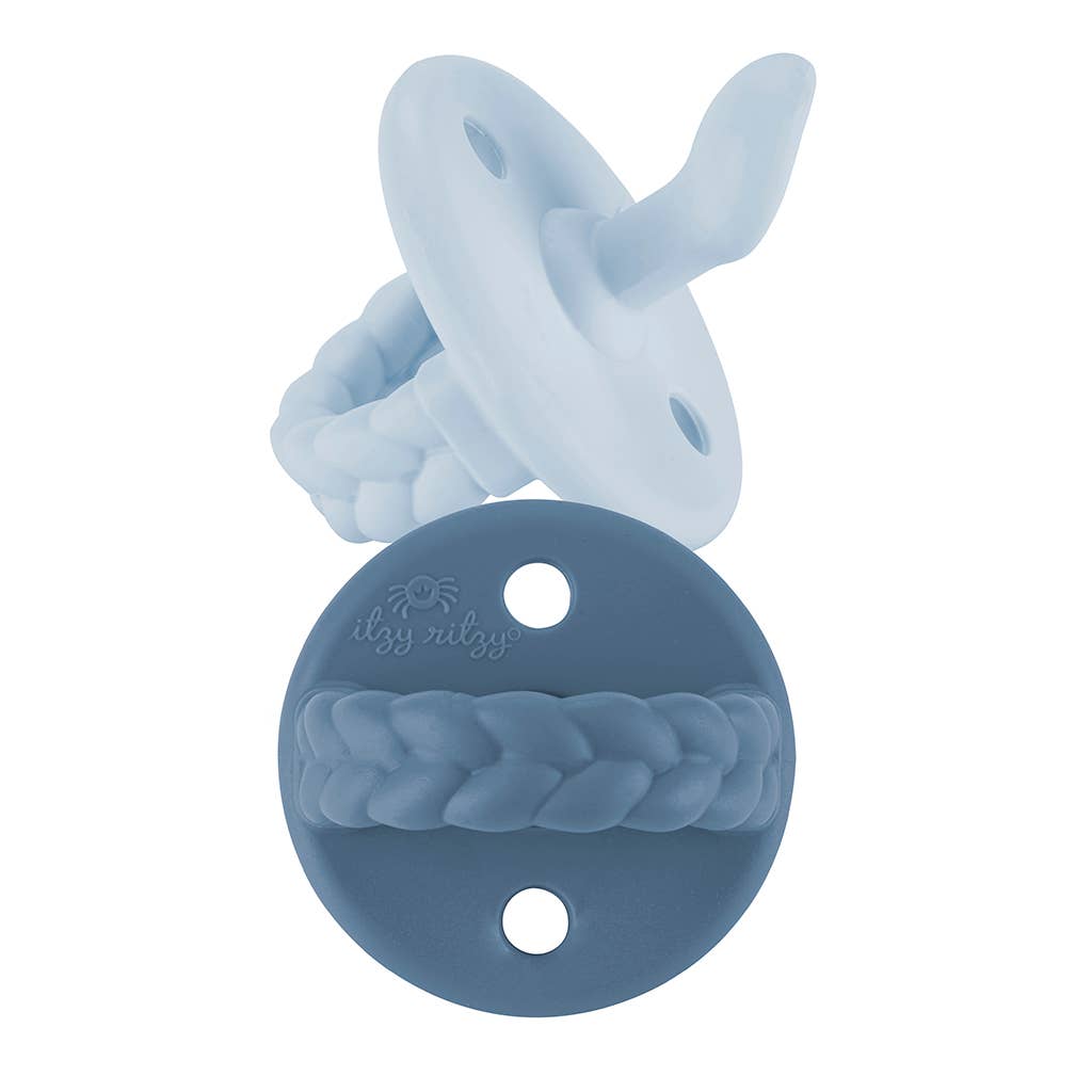 Sweetie Soother™ Orthodontic Pacifier Sets: 6-18 Months / Blue