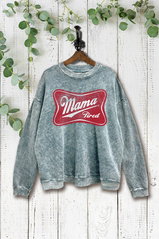 Mama Tried Sweatshirt : Washed Denim