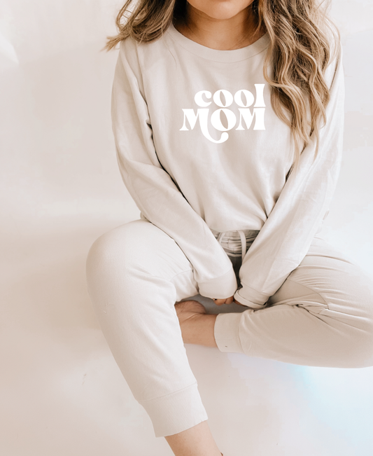 Long Sleeved Tee- Cool Mom
