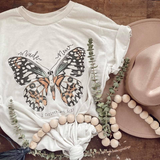 Tee - Made New (Butterfly Graphic)