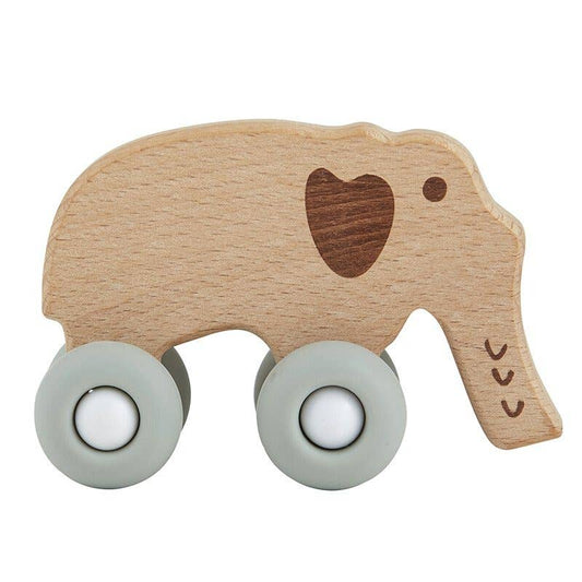 Silicone Wood Toy - Elephant