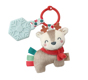 Holiday Itzy Pal™ Plush + Teether - Reindeer
