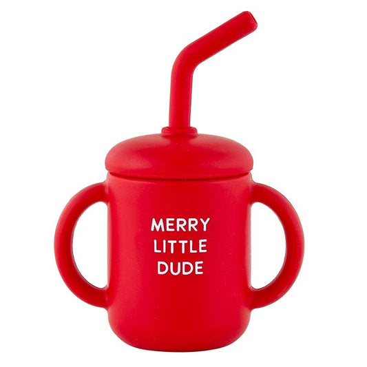 Silicone Sippy Cup - Merry Little Dude